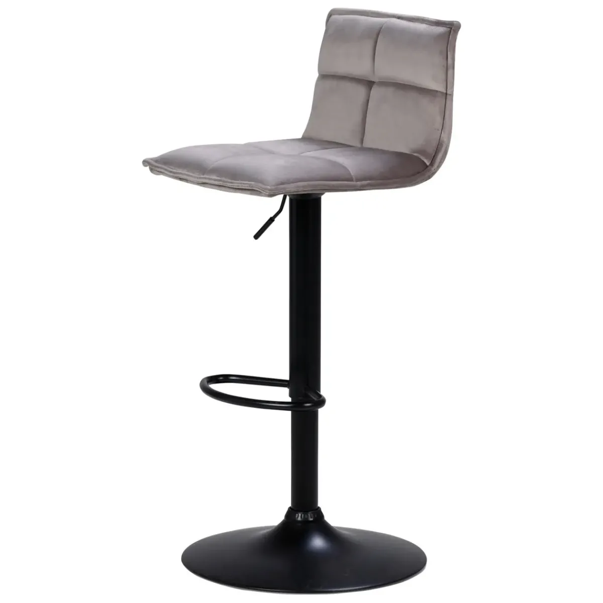 Sgabello Alto-Set di 2 sgabelli da bar girevoli con schienale regolabile in altezza (seduta da 63 a 84 cm) Carly