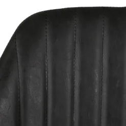 Sgabello Alto-Set di 2 sgabelli per isola centrale girevoli con schienale in similpelle (Altezza seduta 65cm) Zila