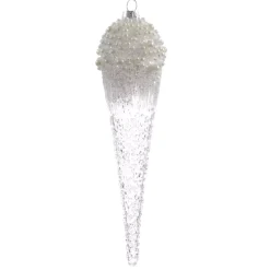 KAEMINGK Addobbi Natalizi-Set di 2 stalattiti da appendere (24 cm) Gelato