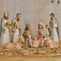 KAEMINGK Statuine Presepe-Set di 8 statuine (Altezza 20 cm) di Gioia