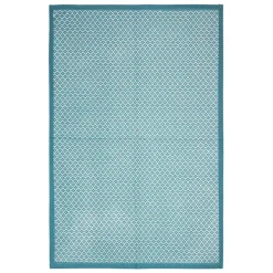 Set di 3 strofinacci Geometrico Blu ottanio