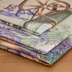 STOF Accessori Cucina-Set di 3 strofinacci in cotone (50 x 70 cm) Valensole