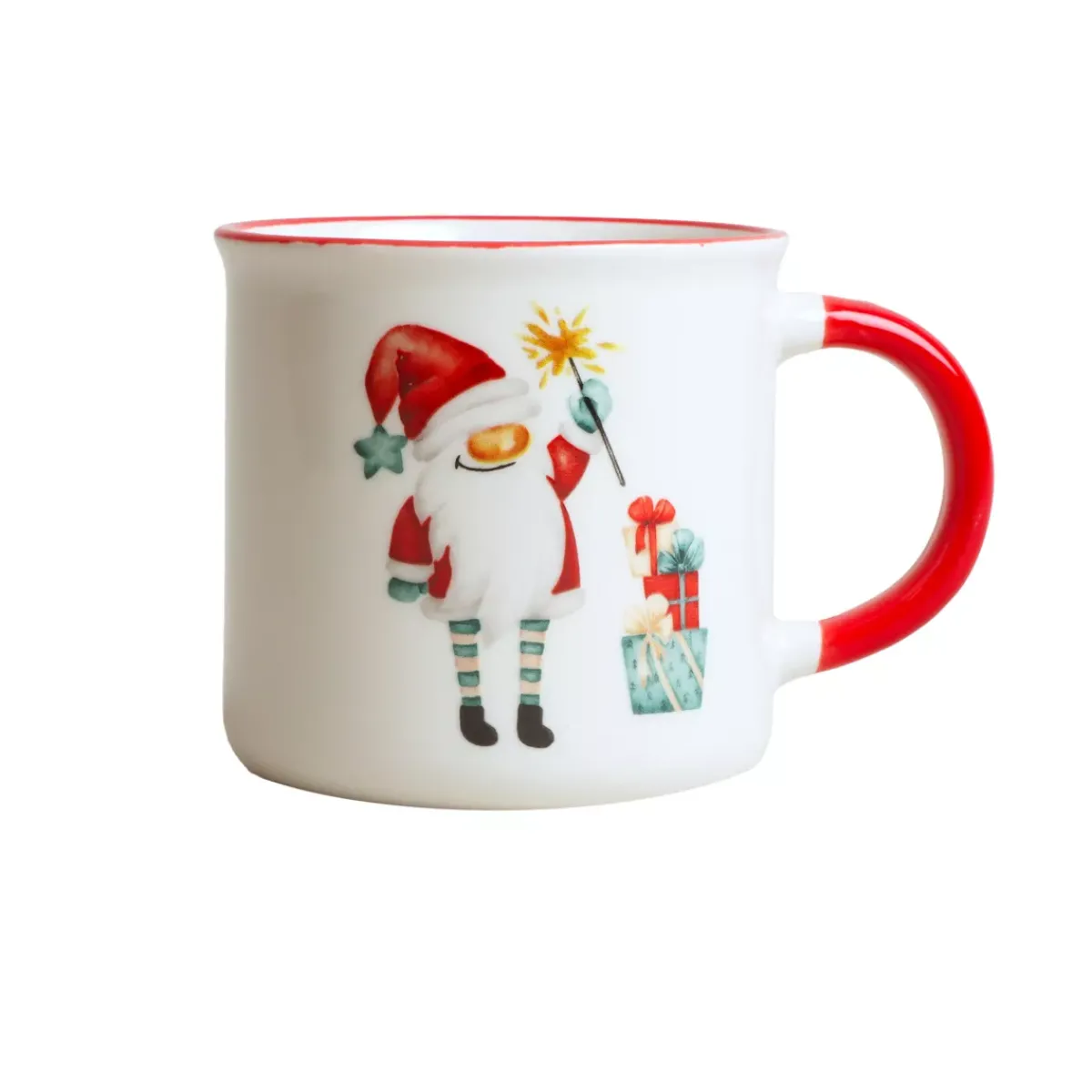 KOOPMAN Stoviglie Natalizie-Set di 2 Tazze di Natale Dolce Natale