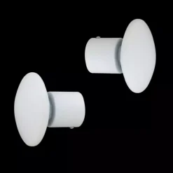 Set di 2 terminali (Ø20 mm) Champignon Bianco opaco