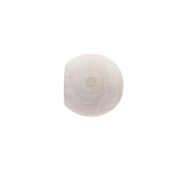 Set di 2 terminali per asta in legno cerusato (D28 mm) Soren a sfera Naturale