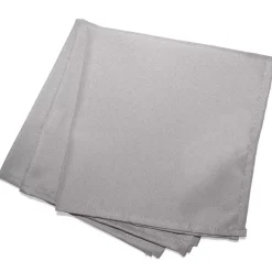 Set di 3 tovaglioli Ricamo Grigio