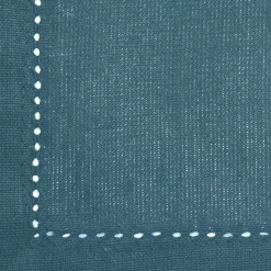 Set di 4 tovaglioli (40 x 40 cm) Chambray Blu ottanio