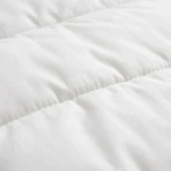 Set Piumone caldo antiacari (280 x 240 cm) + 2 Cuscini (60 x 60 cm) Comète Bianco