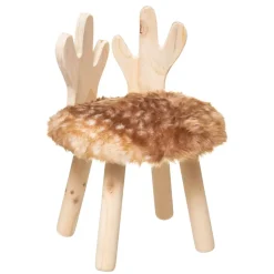 Atmosphera cru017dateur d'intu017drieur for kids Mobili Bambini-Sgabello per bambini ecopelliccia (38 cm) Cervo