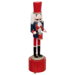 Feeric Lights & Christmas Babbo Natale Animali E Personaggi-Soldato in legno Alistair Alt.30 cm