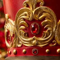 EMINZA Babbo Natale Animali E Personaggi|Personaggi E Oggetti Grande Dimensione-Soldato schiaccianoci Gigante (H195 cm) Evariste il trombettista