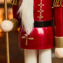 KAEMINGK Babbo Natale Animali E Personaggi-Soldato Schiaccianoci in legno (H38 cm) Augustin il principe