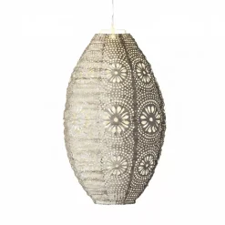 #N/A Luci Per Esterno-Sospensione da giardino solare (H38 cm) Lanterna traforata