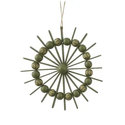 KAEMINGK Addobbi Natalizi-Sospensione di Natale in legno (D20 cm) Scandinavo