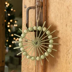 KAEMINGK Addobbi Natalizi-Sospensione di Natale in legno (D20 cm) Scandinavo