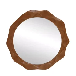 EMINZA Specchi-Specchio da parete con cornice in legno (81 cm) Toyah