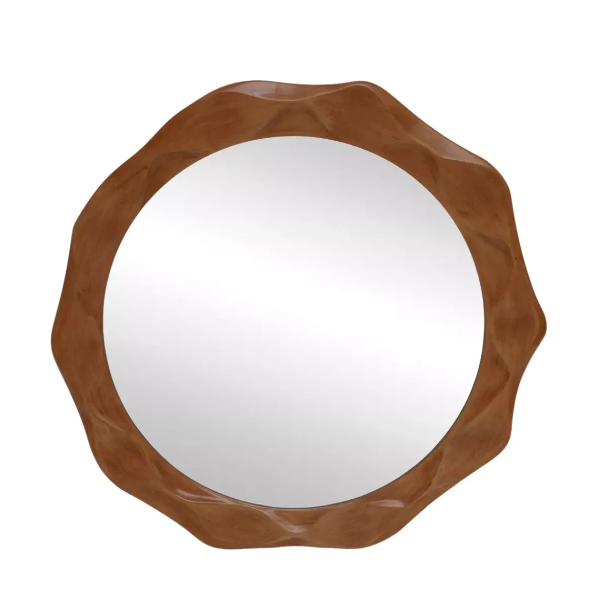 EMINZA Specchi-Specchio da parete con cornice in legno (81 cm) Toyah