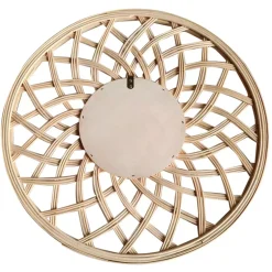 EMINZA Specchi-Specchio da parete in bambù (D44.5 cm) Orenna