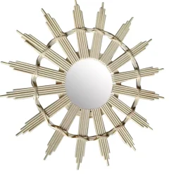 EMINZA Specchi-Specchio da parete in bambù (D44.5 cm) Almara