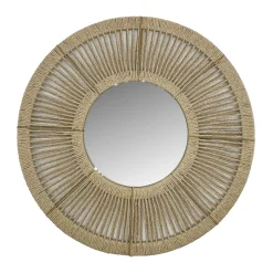 EMINZA Specchi-Specchio da parete rotondo in corda (D60 cm) Suva