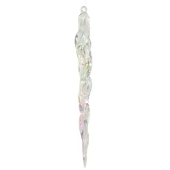 KAEMINGK Addobbi Natalizi-Stalattite da appendere (H18 cm) Ice iridescente
