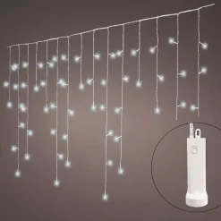 KAEMINGK Ghirlande Di Luci-Stalattite luminosa con pile 7 m 192 LED Durawise