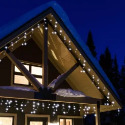 EMINZA Ghirlande Di Luci-Stalattite luminosa lung.17,80 m Stars Bianco freddo 720 LED CT