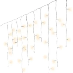 EMINZA Guilande Di Luci Grande Lunghezza|Ghirlande Di Luci-Stalattite luminosa Timer lung.30 m Bianco caldo 900 LED Stars XL CB