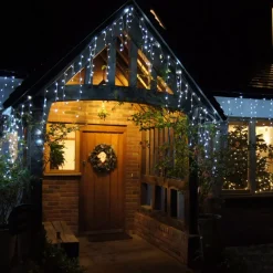 #N/A Ghirlande Di Luci-Stalattite luminosa Timer lung.20 m 630 LED Stars XL CB Grande altezza