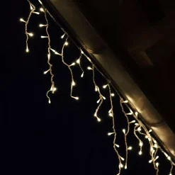 EMINZA Ghirlande Di Luci-Stalattitie luminosa lung.20 m Bianco caldo 490 LED CB
