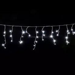EMINZA Ghirlande Di Luci-Stalattitie luminosa lung.11 m Bianco freddo 259 LED CB
