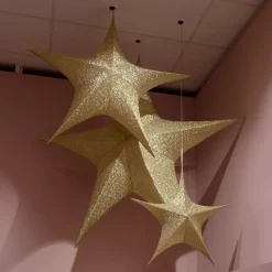 KAEMINGK Decorazioni E Oggetti Natalizi|Personaggi E Oggetti Grande Dimensione-Stella di Natale da appendere (D180 cm) Christmas Or