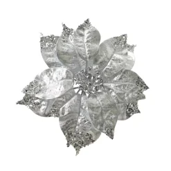 KAEMINGK Addobbi Natalizi-Stella di Natale di Natale su pinza (D16 cm) Christmas Chic