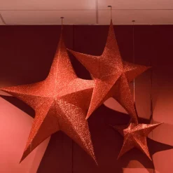 KAEMINGK Decorazioni E Oggetti Natalizi|Personaggi E Oggetti Grande Dimensione-Stella di Natale gigante da appendere (D135 cm) Rossa