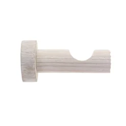 Support asta tenda in legno cerusato (L70 x D 28 mm) Soren Naturale