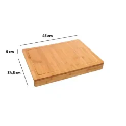 ATMOSPHERA Cesti E Scatole Portaoggetti-Tagliere in bambù (45 x 34 cm) Siao