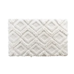 Tappeto bagno (80 cm) Ikatis Bianco