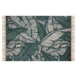Tappeto cotone (170 cm) Jungle Verde