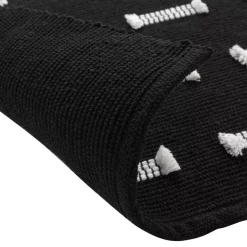 Tappeto cotone (50 x 80 cm) Juline Nero
