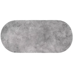 Tappeto da bagno in gomma naturale antiscivolo (45 x 100 cm) Nature Brute Grigio