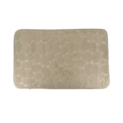 Tappeto da bagno memory foam (50 x 80 cm) Galeo Tortora
