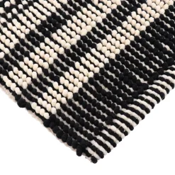 Tappeto da bagno microfibra (45 x 90 cm) Tokyo Nero