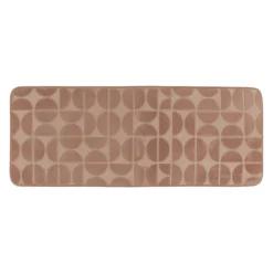 Tappeto da bagno rettangolare in memory foam (45 x 120 cm) Motivo Cappuccino