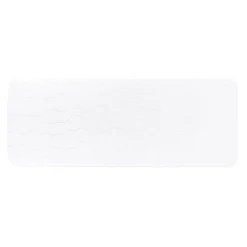 Tappeto da bagno rettangolare memory foam (50 x 120 cm) Galeo Bianco