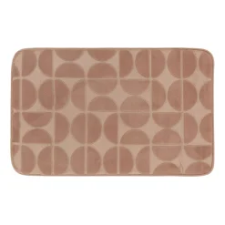 Tappeto da bagno rettangolare in memory foam (50 x 80 cm) Motivo Cappuccino