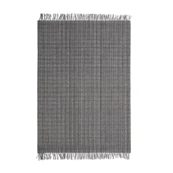 Tappeto da soggiorno rettangolare in materiale riciclato (160 x 230 cm) Priya Grigio