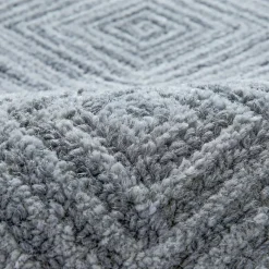 Tappeto da soggiorno rettangolare in materiale riciclato tafted (160 x 230 cm) Shelton Grigio