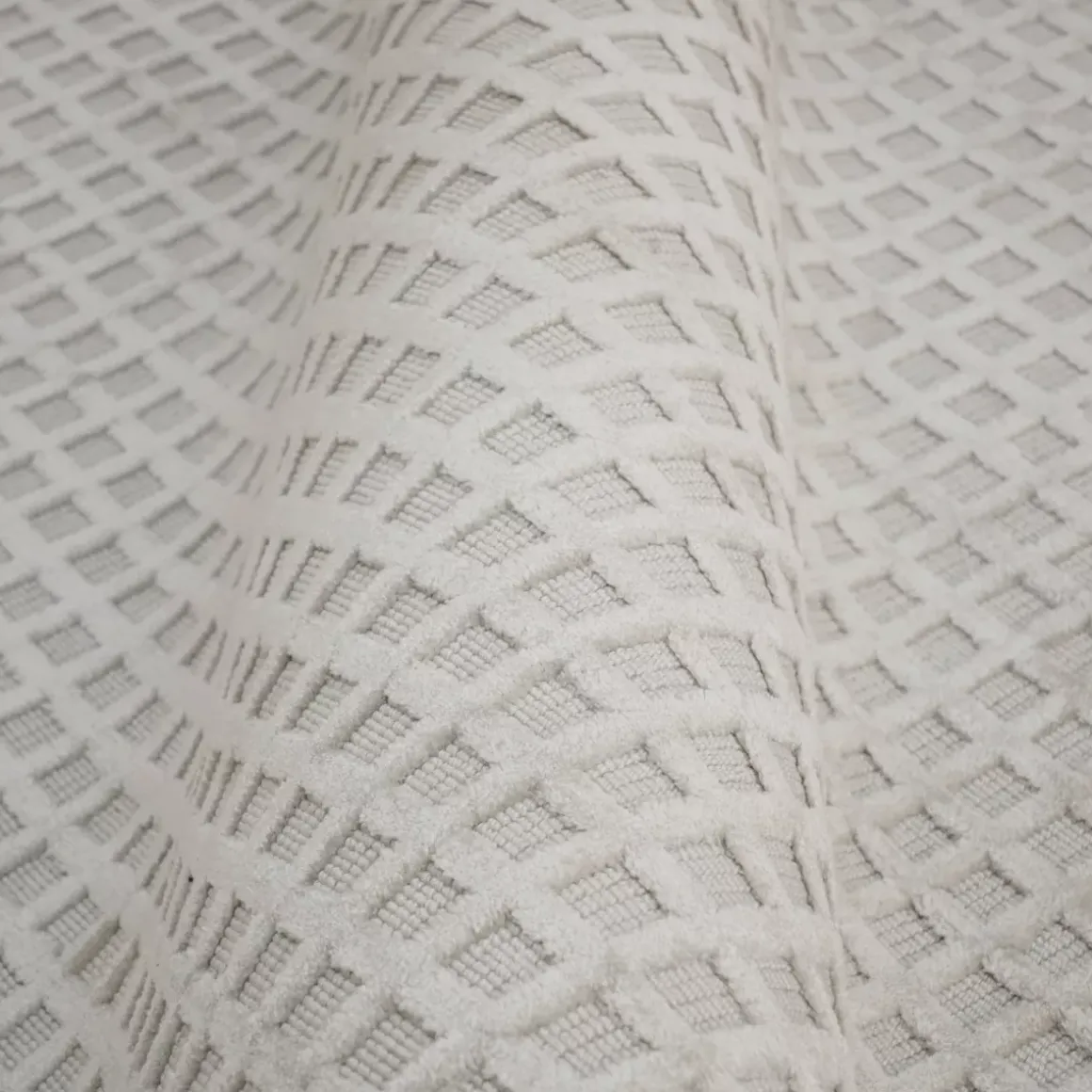 Tappeto da soggiorno rettangolare tessuto (160 x 230 cm) Ravi Beige pampa