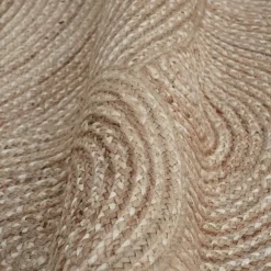 Tappeto da soggiorno rettangolare juta intrecciata a mano (160 x 230 cm) Neha Beige