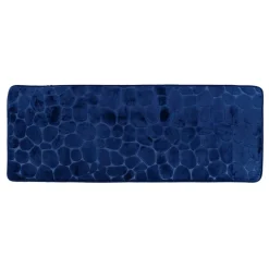 TENDANCE Tappeti Bagno-Tappeto Memory Roc Blu marine